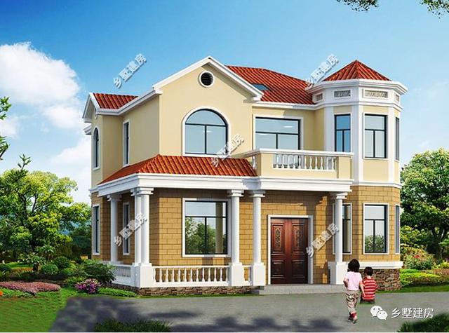 兩款經(jīng)典農(nóng)村別墅設(shè)計(jì)圖，12x11米，施工難度不大，建成肯定出彩