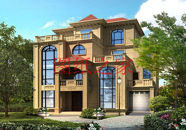 農(nóng)村四層別墅設(shè)計(jì)圖，層數(shù)多，空間大，適合人口多的家庭