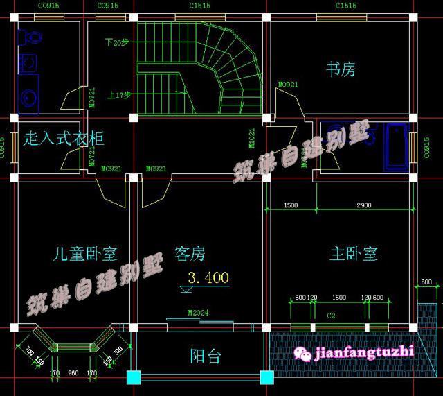 3套三層農(nóng)村別墅戶型設(shè)計(jì)圖帶外觀圖，簡(jiǎn)約大方，這樣的設(shè)計(jì)包你滿意