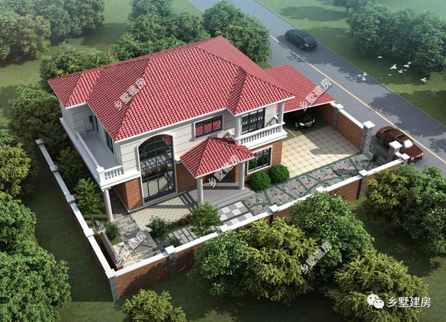 2層新農(nóng)村自建房設(shè)計(jì)圖，想要建房的這個(gè)戶型可以做參考