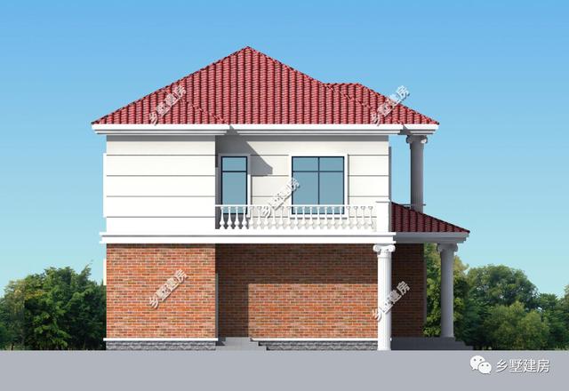 2層新農(nóng)村自建房設(shè)計(jì)圖，想要建房的這個(gè)戶型可以做參考