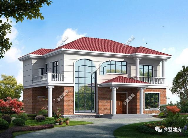 2層新農(nóng)村自建房設(shè)計(jì)圖，想要建房的這個(gè)戶型可以做參考