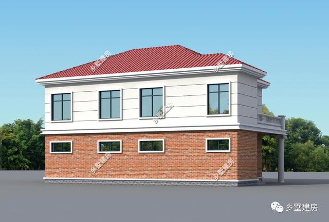 2層新農(nóng)村自建房設(shè)計(jì)圖，想要建房的這個(gè)戶型可以做參考