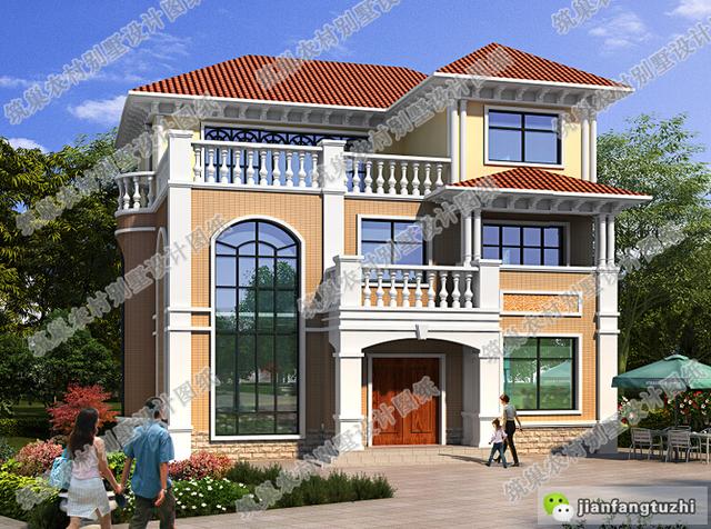 11×11米三層別墅設(shè)計(jì)施工圖紙，造價30萬以內(nèi)，十分劃算