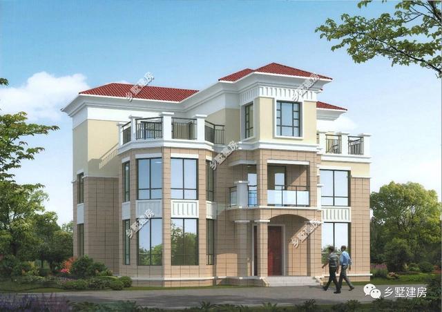 一般人我不告訴他，三層經(jīng)典農(nóng)村別墅設(shè)計圖，性價比最高的一款