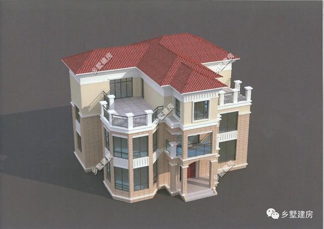 一般人我不告訴他，三層經(jīng)典農(nóng)村別墅設(shè)計圖，性價比最高的一款