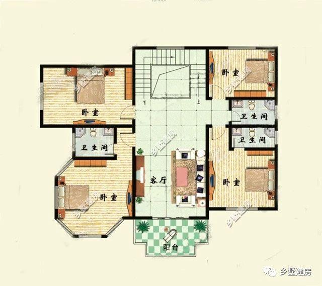一般人我不告訴他，三層經(jīng)典農(nóng)村別墅設(shè)計圖，性價比最高的一款
