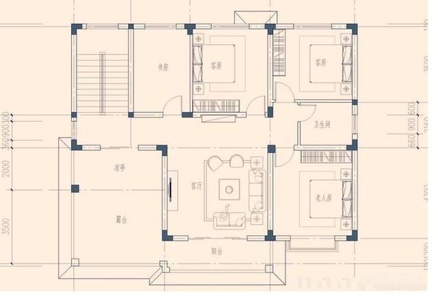 5+1的房間布局非常適合農(nóng)村家庭，今天推薦這兩款設(shè)計(jì)方案就挺不錯(cuò)的