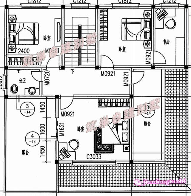 一層半農(nóng)村自建別墅設(shè)計(jì)圖，可以拿回家給父母盡盡孝心了