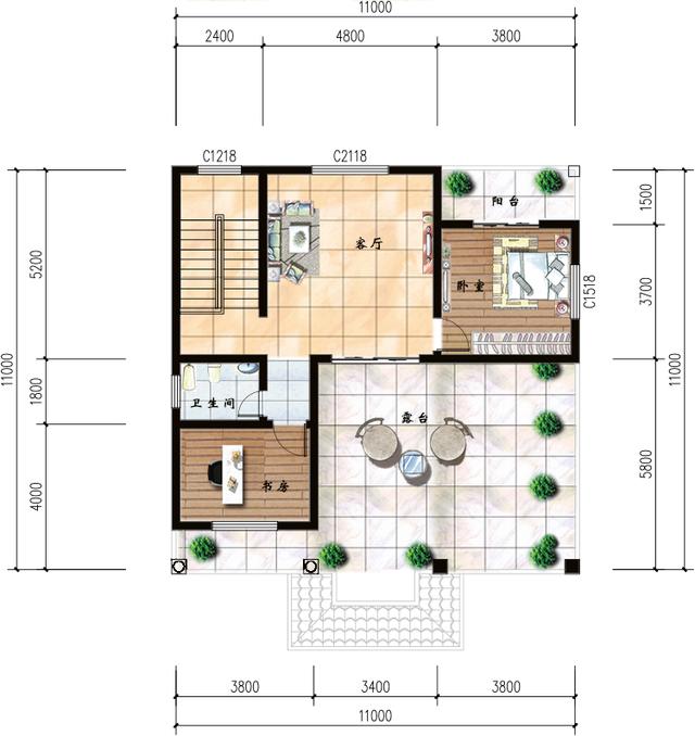 18款農(nóng)村別墅設(shè)計施工圖，建棟好房子，娶媳婦也容易