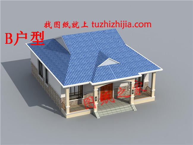 最漂亮的一層平房圖片及設(shè)計圖，造價18萬左右，結(jié)構(gòu)簡單易于施工