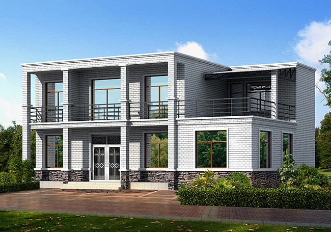 超好看的平頂二層樓圖片大全，比坡屋頂更經(jīng)濟(jì)實(shí)惠！