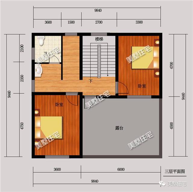 無院子不別墅，兩款帶院子的三層別墅設計圖