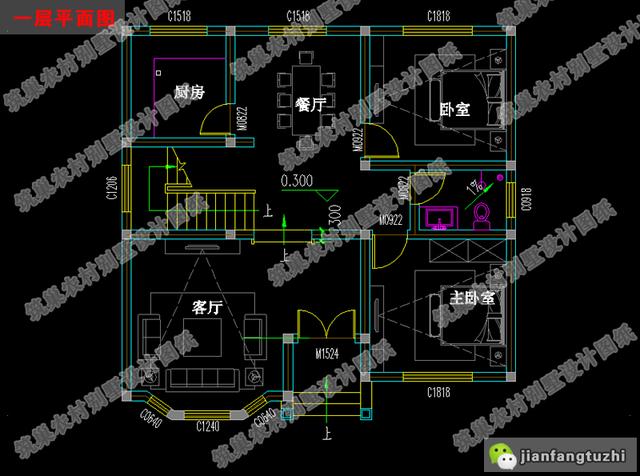 帶挑空客廳+露臺二層自建別墅設(shè)計圖紙，雍容華貴、浪漫典雅