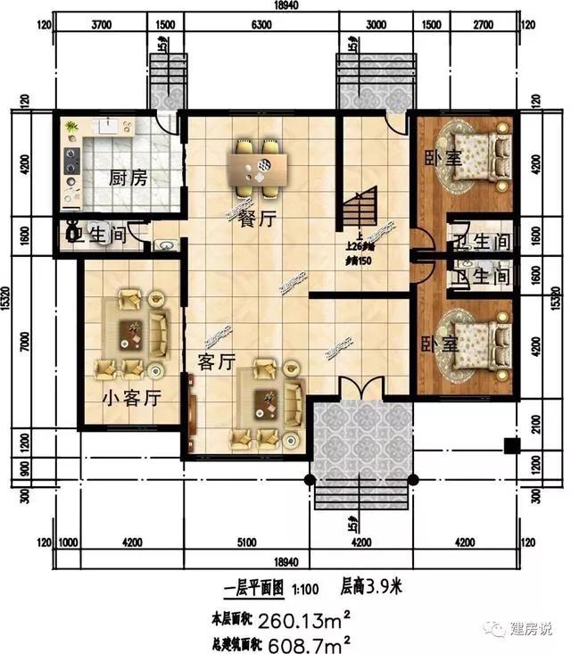 今日推薦別墅設(shè)計(jì)圖，家里有宅基地的建起來(lái)了