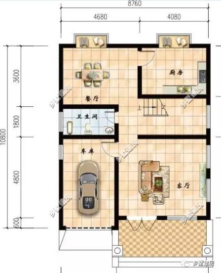兩棟小開間農(nóng)村別墅設(shè)計(jì)圖，檔次看起來都不低