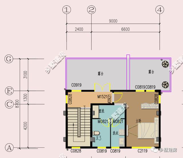 兩棟小開間農(nóng)村別墅設(shè)計(jì)圖，檔次看起來都不低
