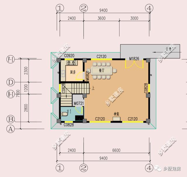 兩棟小開間農(nóng)村別墅設(shè)計(jì)圖，檔次看起來都不低