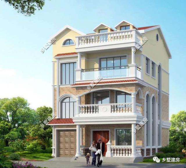 兩棟小開間農(nóng)村別墅設(shè)計(jì)圖，檔次看起來都不低