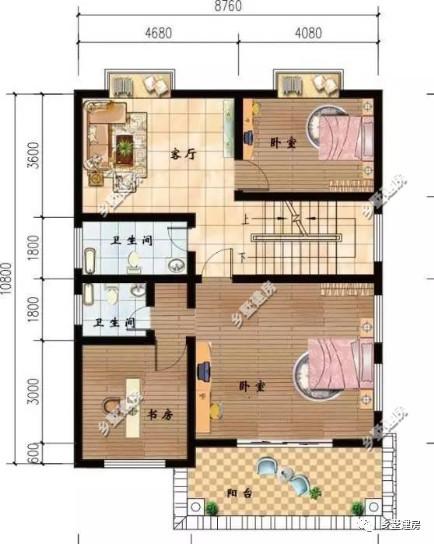 兩棟小開間農(nóng)村別墅設(shè)計(jì)圖，檔次看起來都不低