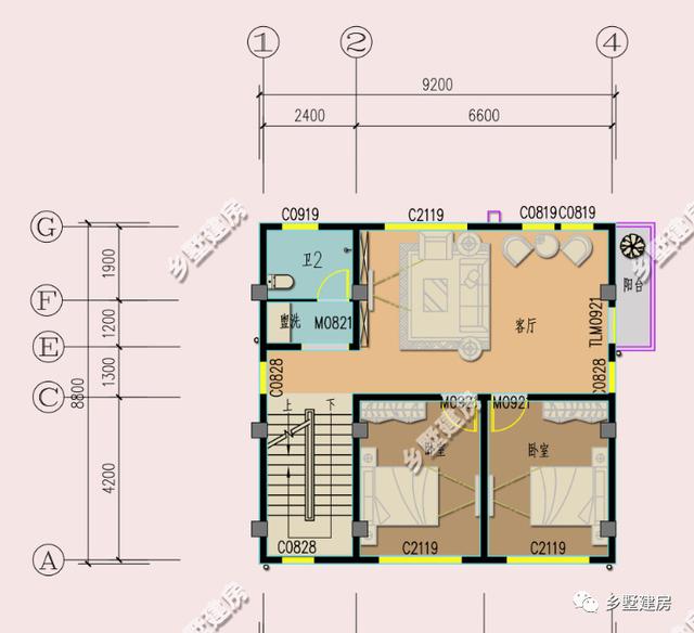 兩棟小開間農(nóng)村別墅設(shè)計(jì)圖，檔次看起來都不低