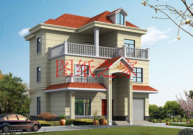 6款農(nóng)村三層別墅設(shè)計圖，建房子最重要的是實用性