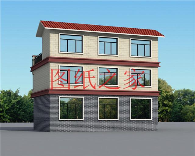 6款農(nóng)村三層別墅設(shè)計圖，建房子最重要的是實用性
