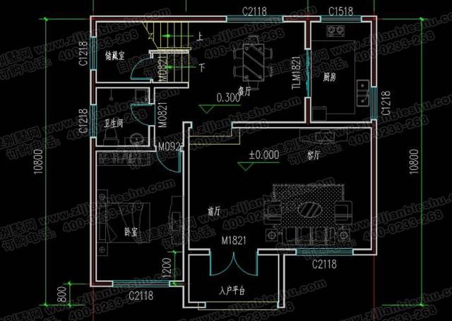 3款占地面積約110平農村自建房全套設計施工效果圖，建房子適合自己最好