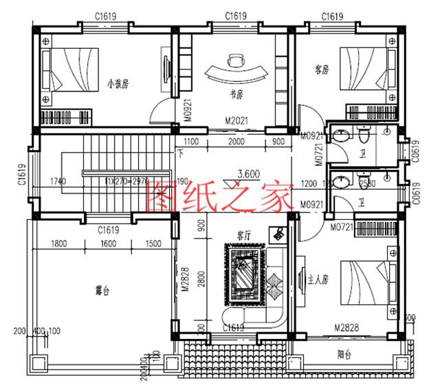 5款農(nóng)村二層自建房設(shè)計(jì)圖，外觀漂亮，結(jié)構(gòu)合理
