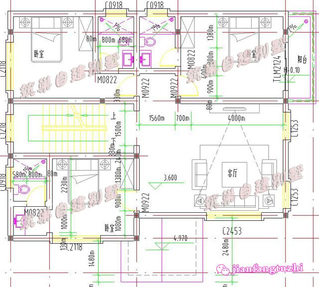 三層農(nóng)村自建別墅設計圖，造價經(jīng)濟，簡約接地氣