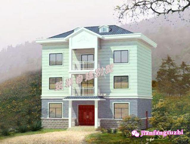 三層農(nóng)村自建別墅設計圖，造價經(jīng)濟，簡約接地氣