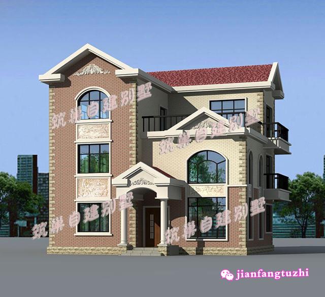 三層農(nóng)村自建別墅設計圖，造價經(jīng)濟，簡約接地氣