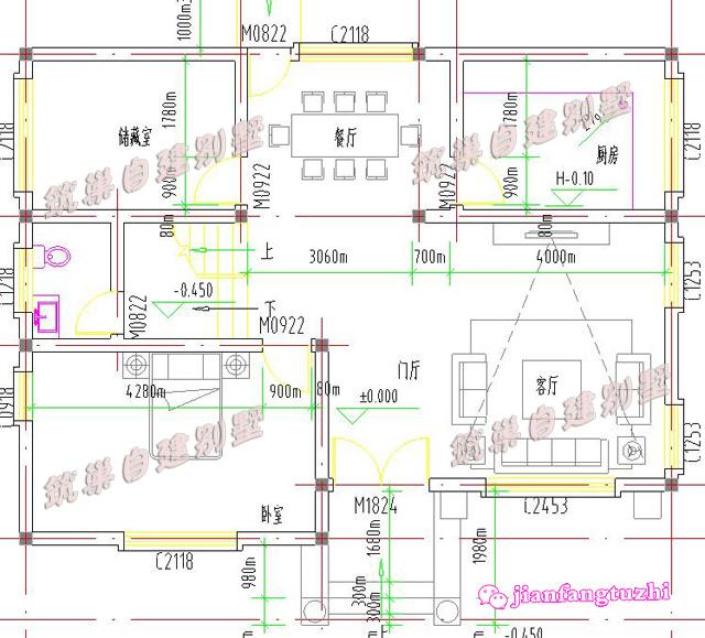 三層農(nóng)村自建別墅設計圖，造價經(jīng)濟，簡約接地氣