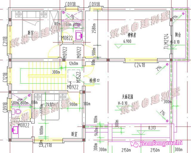 三層農(nóng)村自建別墅設計圖，造價經(jīng)濟，簡約接地氣