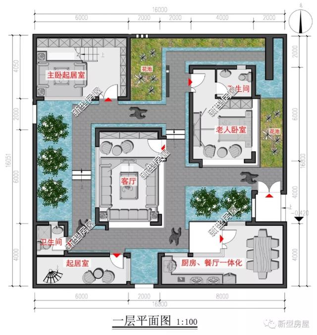 6套占地300平的中式別墅設(shè)計圖紙，分享給正準備建房的朋友們