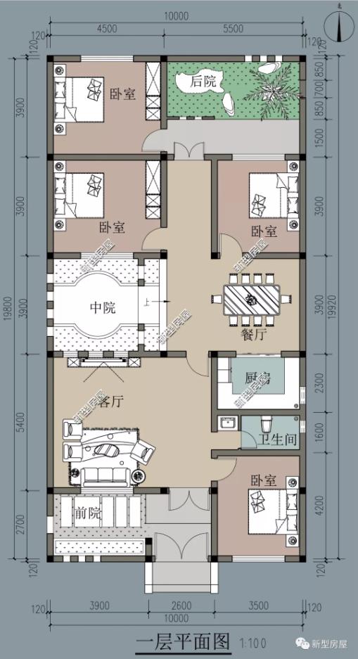 6套占地300平的中式別墅設(shè)計圖紙，分享給正準備建房的朋友們