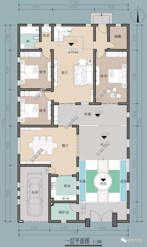 6套占地300平的中式別墅設(shè)計圖紙，分享給正準備建房的朋友們