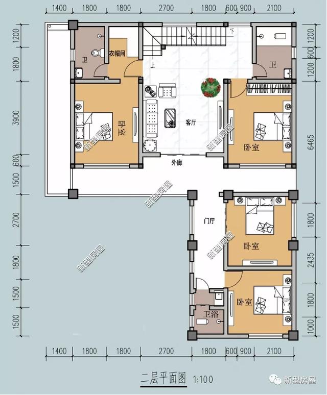 6套占地300平的中式別墅設(shè)計圖紙，分享給正準備建房的朋友們