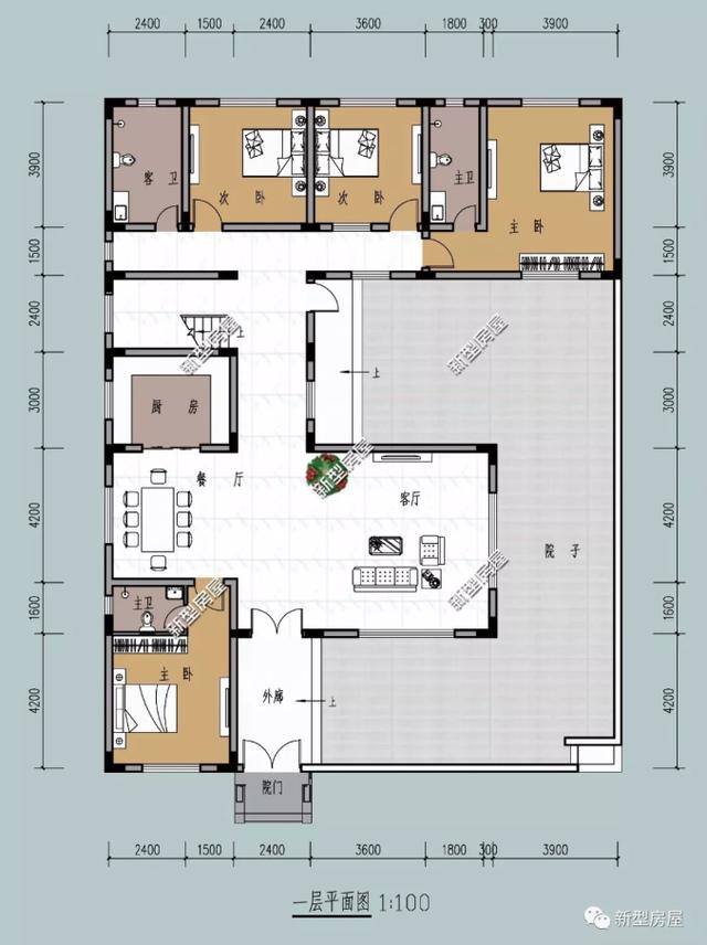 6套占地300平的中式別墅設(shè)計圖紙，分享給正準備建房的朋友們