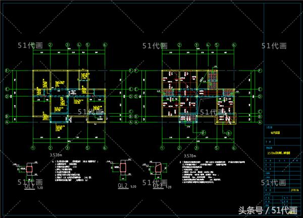 復(fù)式3層獨(dú)棟別墅全套設(shè)計(jì)施工圖紙，外觀造型簡潔大氣，功能分區(qū)合理