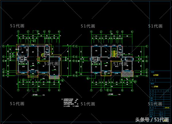 復(fù)式3層獨(dú)棟別墅全套設(shè)計(jì)施工圖紙，外觀造型簡潔大氣，功能分區(qū)合理