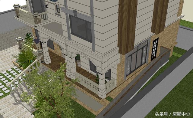 歐式三層別墅設(shè)計(jì)圖，帶游泳池+菜園，大概是所有人的理想住所了