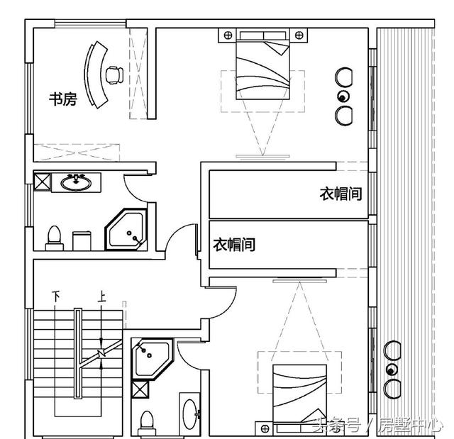 歐式三層別墅設(shè)計(jì)圖，帶游泳池+菜園，大概是所有人的理想住所了