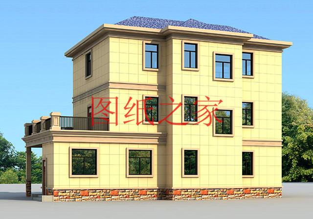5套農(nóng)村三層別墅設(shè)計(jì)圖，挑一套來建，盡情享受別人羨慕的目光