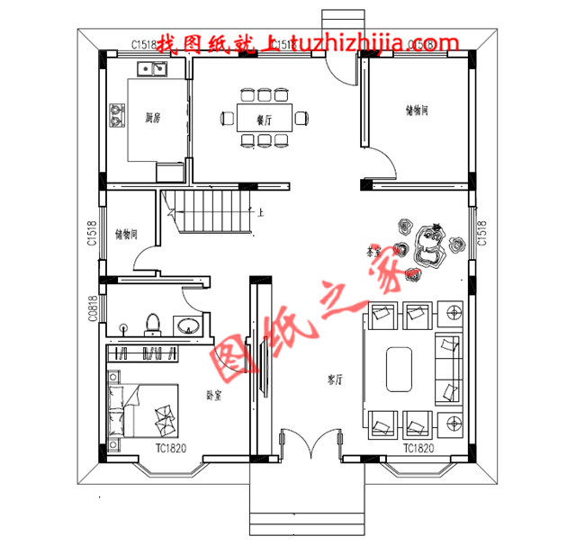 120平米三層30萬別墅圖片大全及全套施工圖，外觀簡潔大方