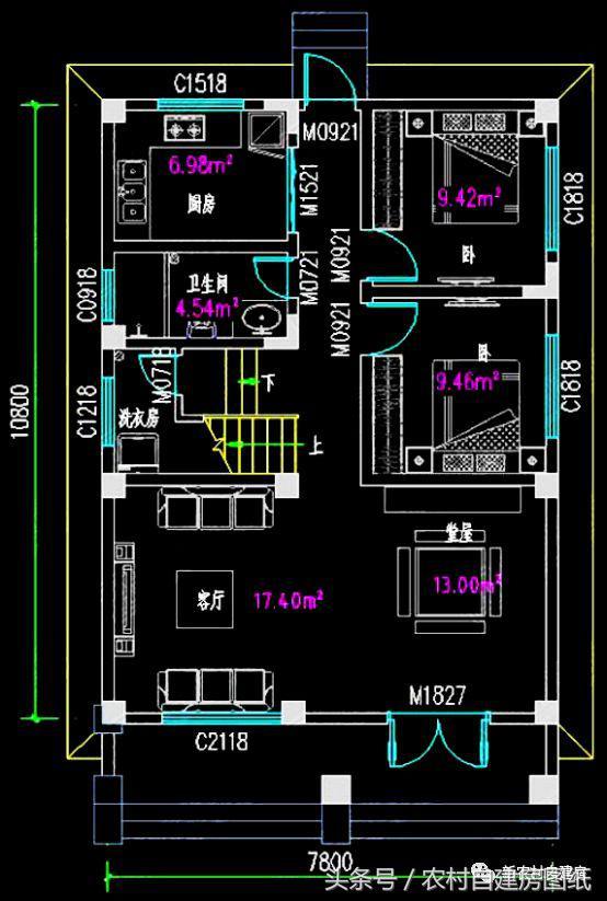 推薦3款占地面積小的農村別墅設計圖，顏值絲毫不遜色于豪華別墅