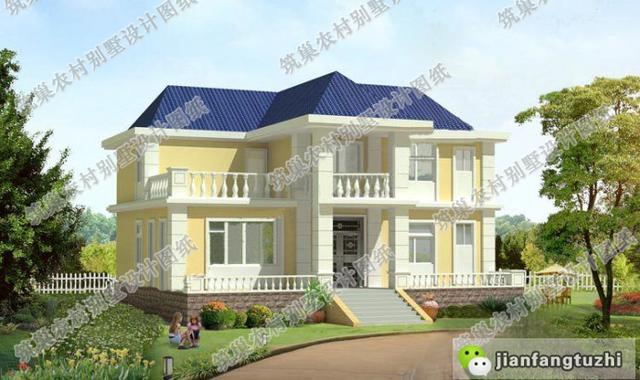 精選2款造價(jià)25萬以內(nèi)二層農(nóng)村自建房全套施工效果圖，供大家參考