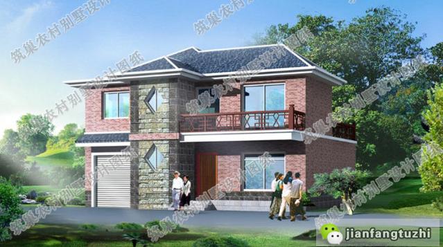 精選2款造價(jià)25萬以內(nèi)二層農(nóng)村自建房全套施工效果圖，供大家參考