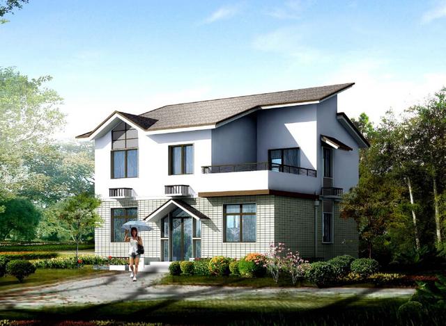 農(nóng)村二層日式風(fēng)格房屋設(shè)計圖，占地100平米，戶型設(shè)計還是非常合理的