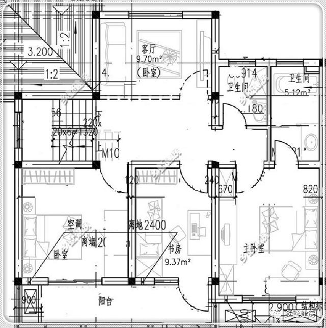 宅基地小也不用擔(dān)心啦，建了這3款農(nóng)村別墅設(shè)計(jì)圖，顏值高住的還舒服
